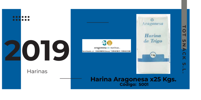 Harina Aragonesa x25 Kgs.